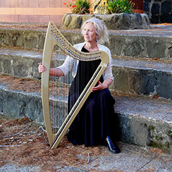 Gold Camac harp at building One 3