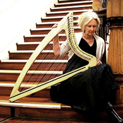 Gold Camac harp at building One 2