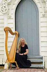 st andrews church wedding harp